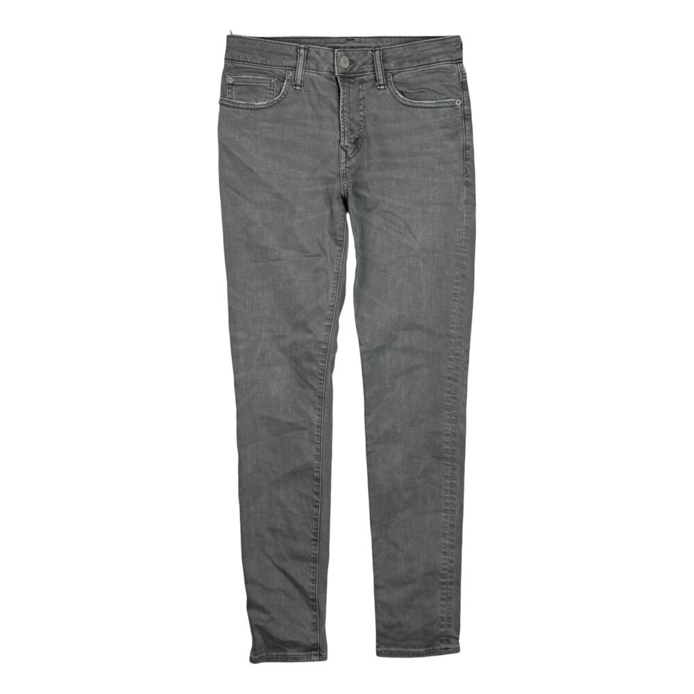 American Eagle AE Skinny Jeans Gray Next Level Flex Stretch Denim Mens 28x32